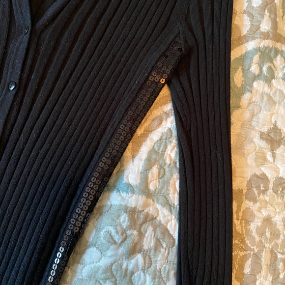 Button-down black Kenar sweater - Picture 6 of 6